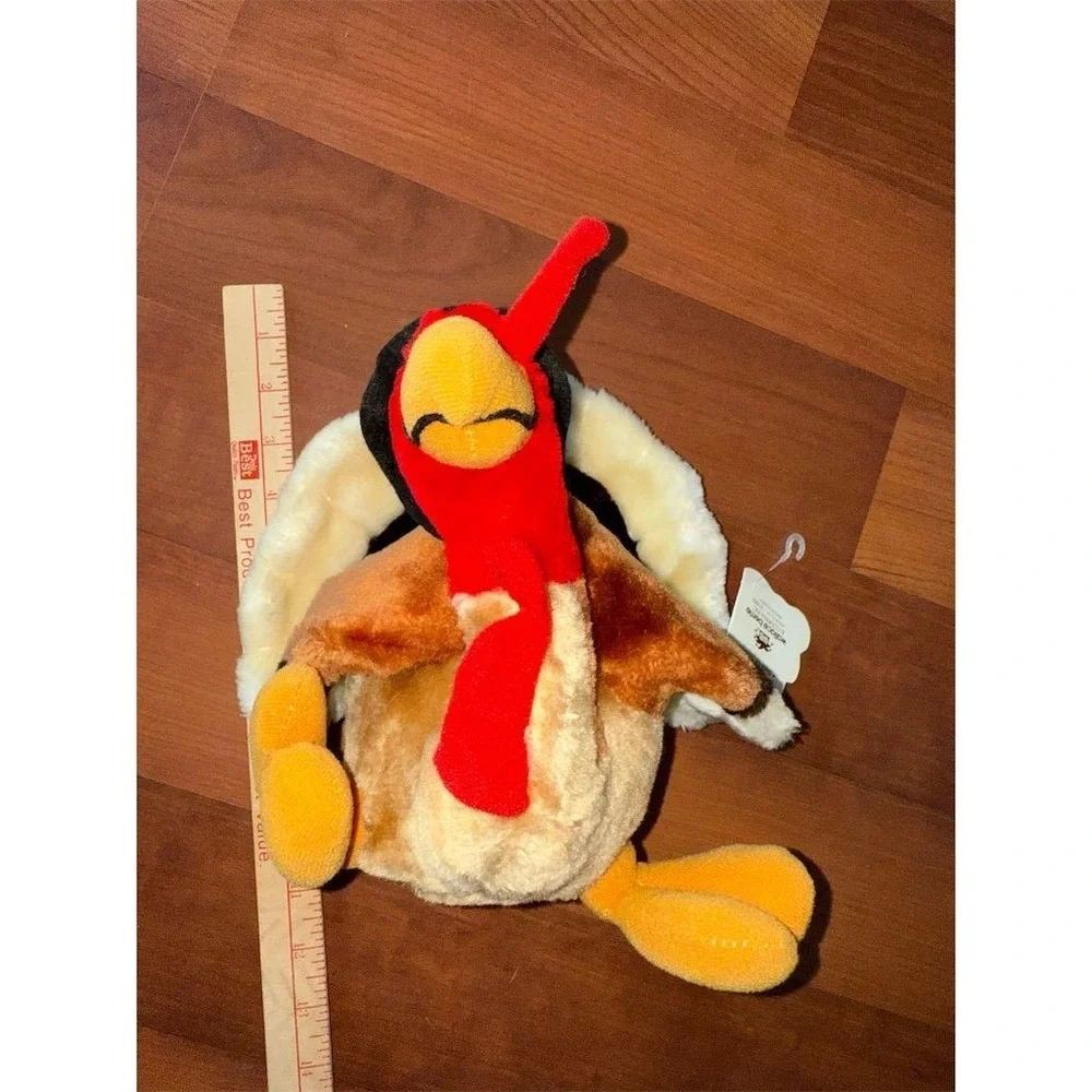 Vintage‎ 1982 Wallace Berrie Thanksgiving Turkey Plush Toy new with tags stuffed